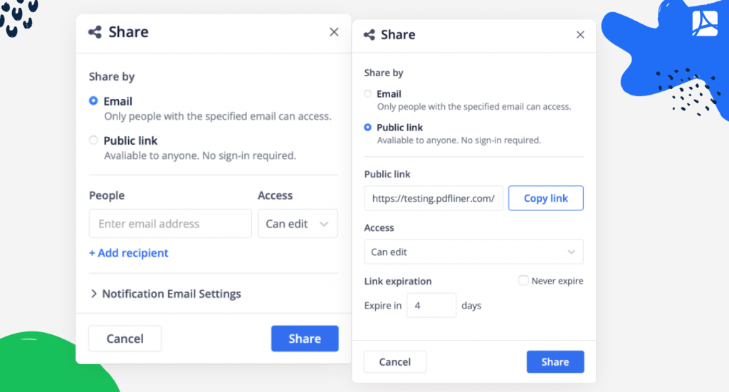 แบ่งปันเอกสาร