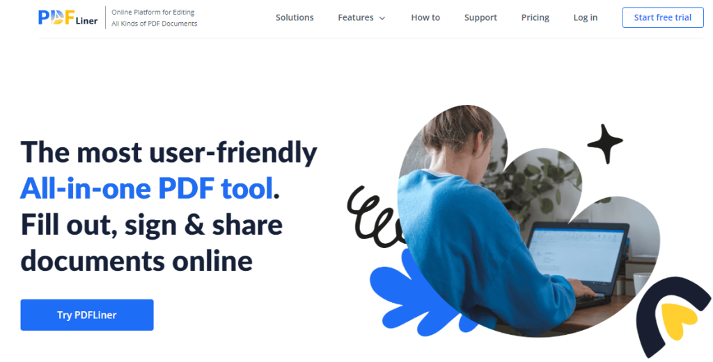 PDFLiner - เครื่องมือ All-in-one ที่ใช้งานง่ายที่สุดในการแก้ไข pdfs