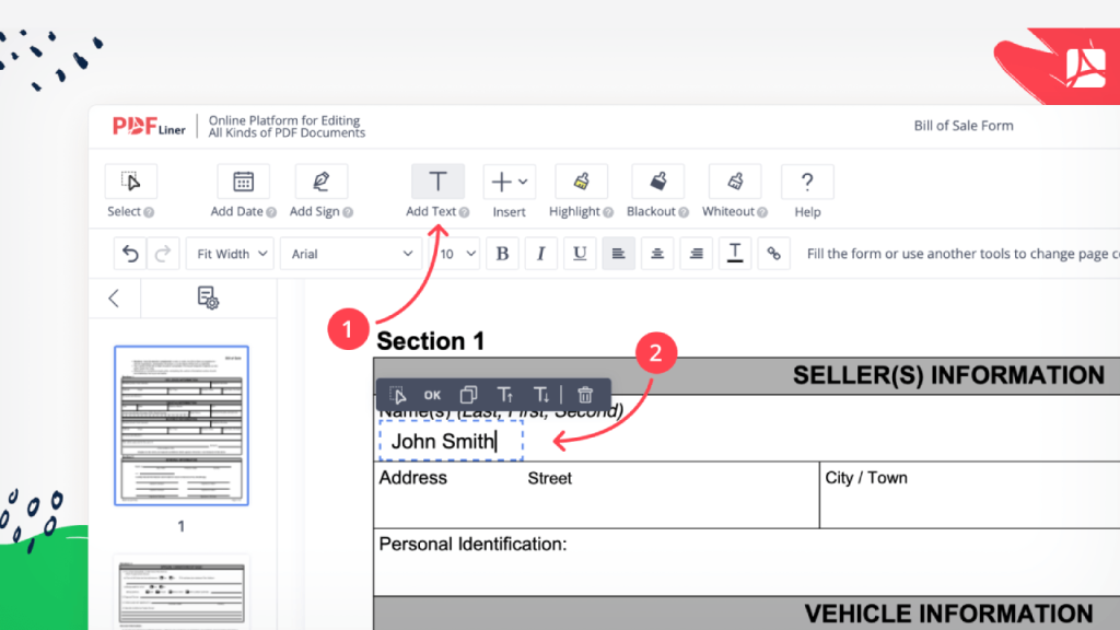 เพิ่มข้อความ pdfs