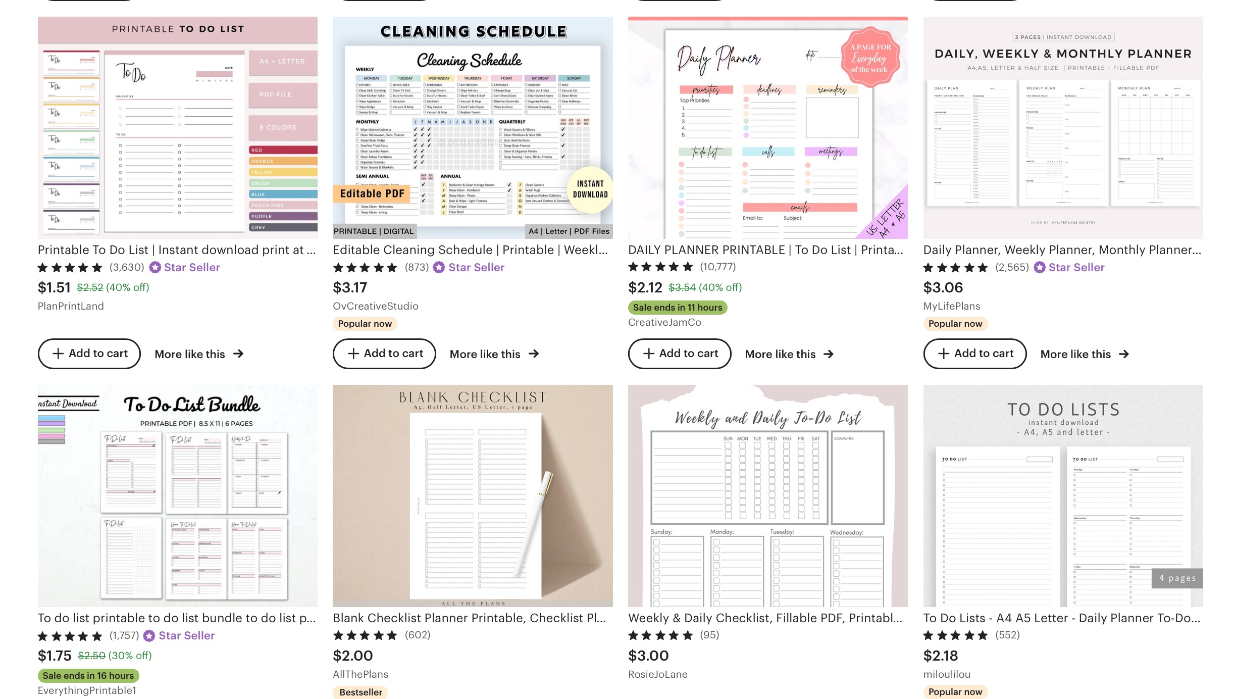 50 produtos digitais para vender nas mídias sociais - listas imprimíveis