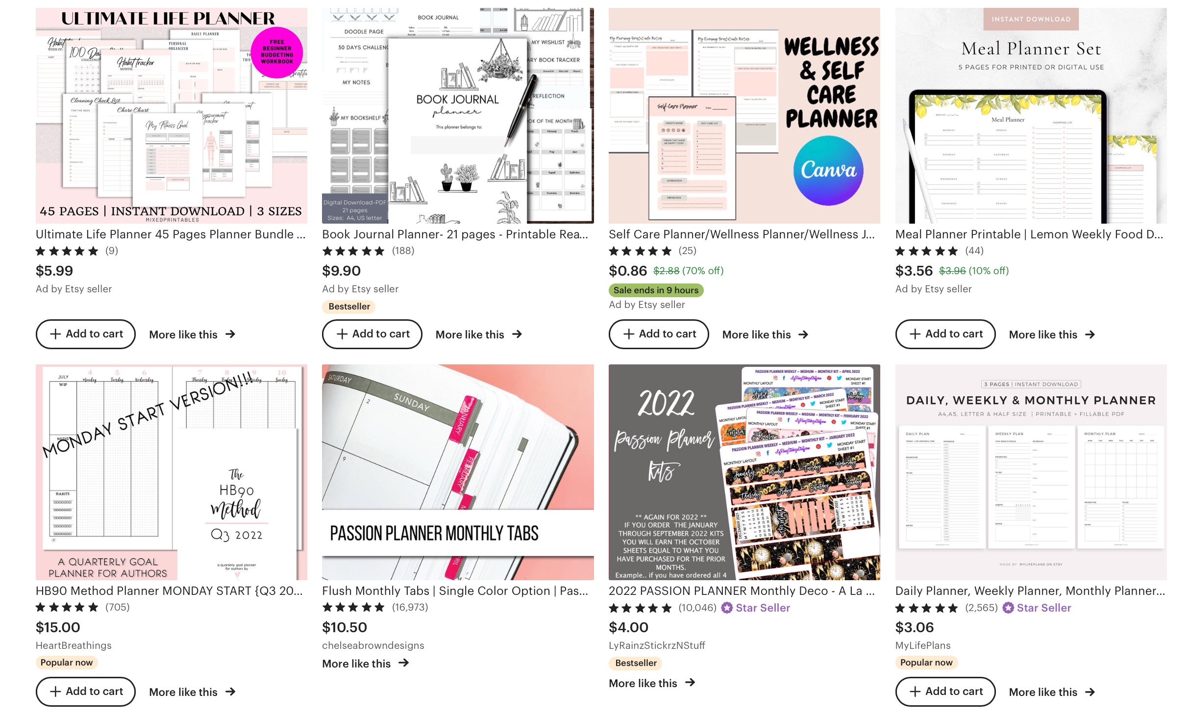 Tipos de produtos digitais para vender nas mídias sociais - Venda de imprimíveis e downloads