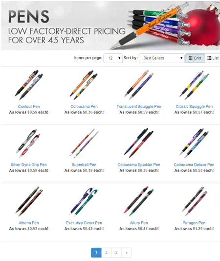 Stiftauswahl Offensichtlich