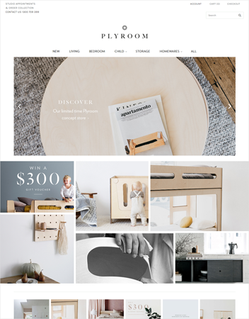 Esempio di layout in muratura Plyroom