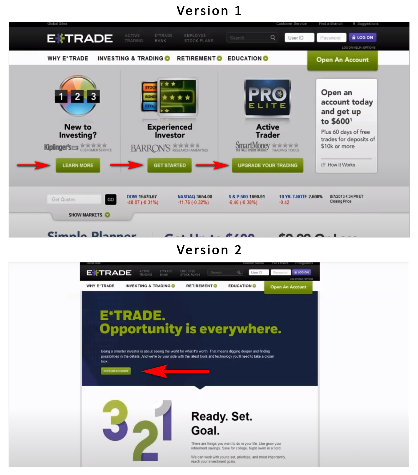 improve website user experience: example of understanding that not everyone is ready to convert - &hellip;