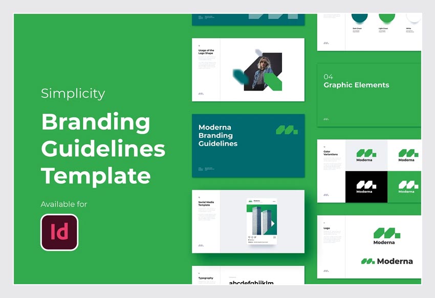 Proste szablony wytycznych dotyczących marki