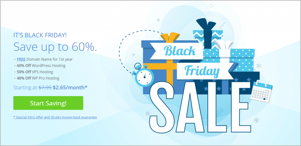 bluehost black friday sale