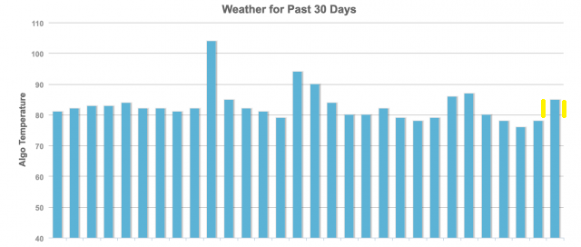 27 February 2019 Google Algorithm Update - MozCast Algorithm Tracker