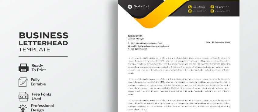 信頭模板如何使您的商業信函受益的 11 種方式