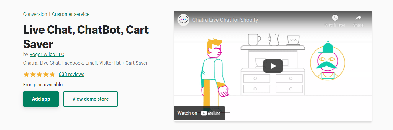 Shopify용 채팅 앱