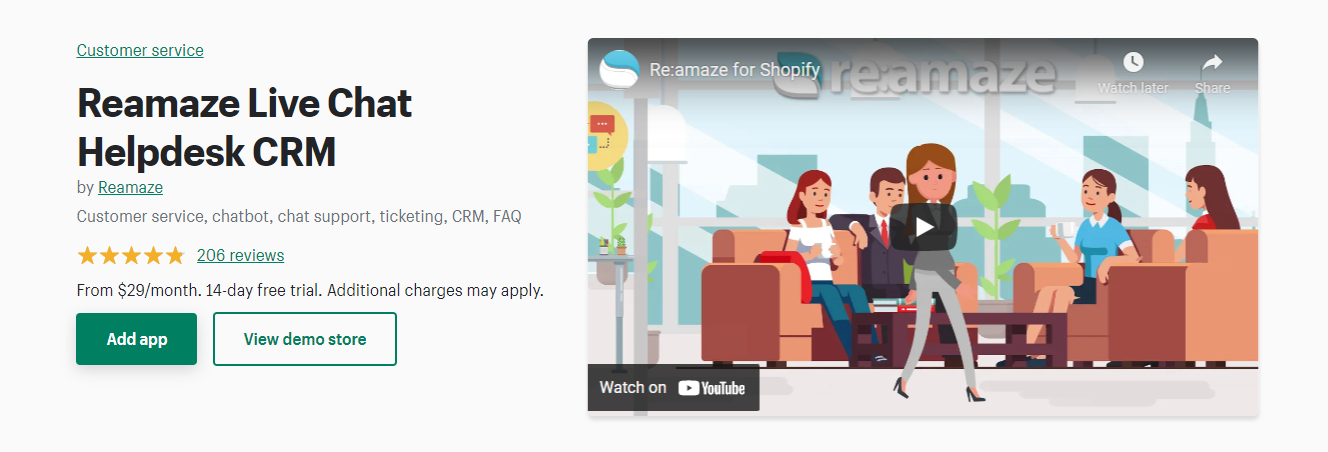 Shopify용 채팅 앱