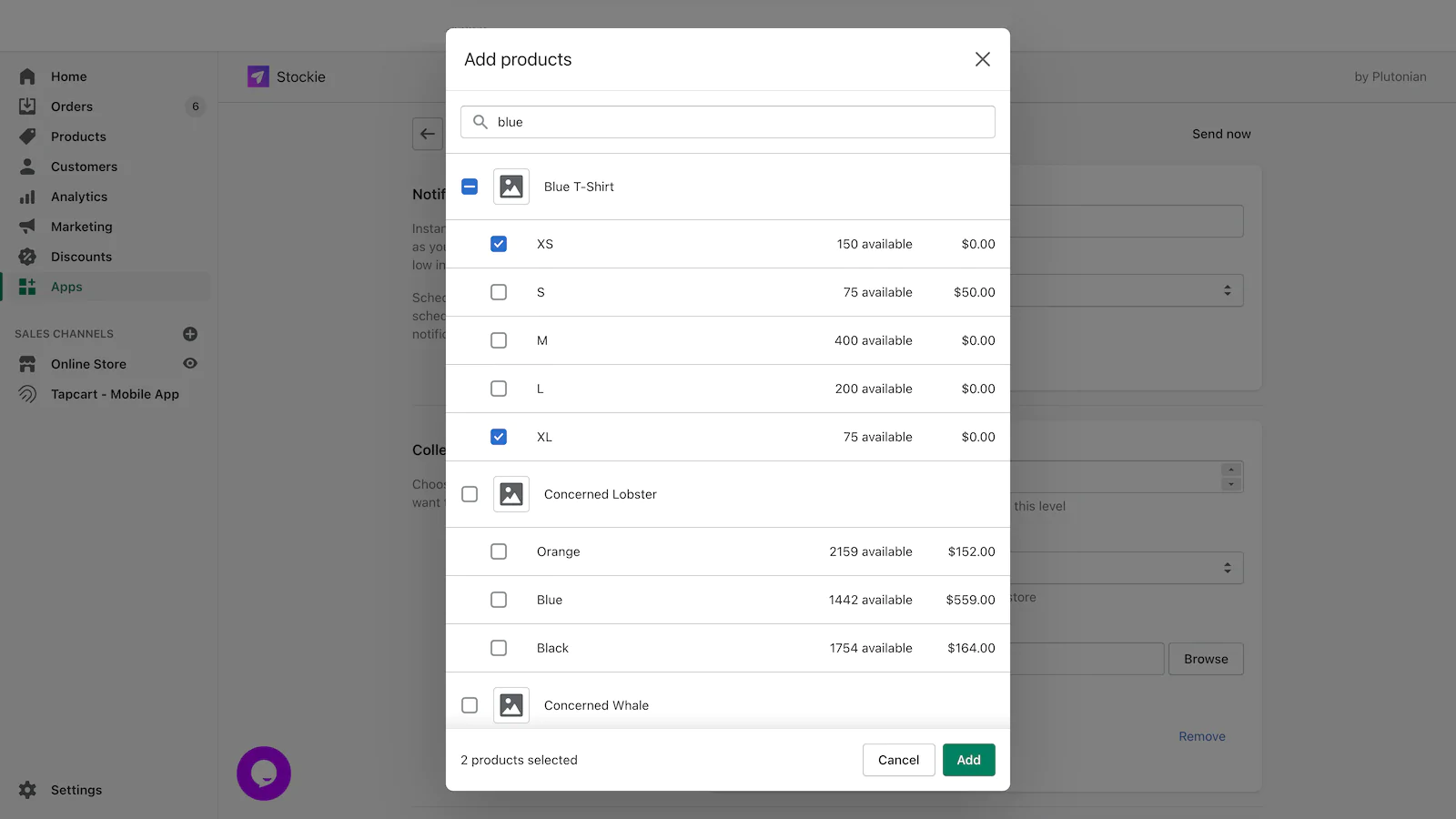 Application d'inventaire Stockie