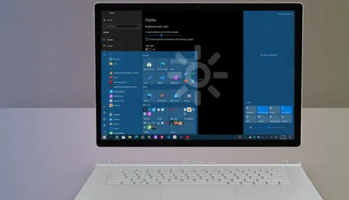 Adjust Screen Brightness