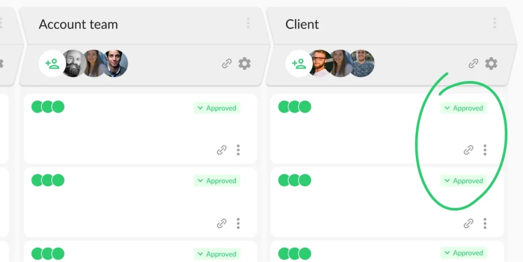すべてのコンテンツが承認されました