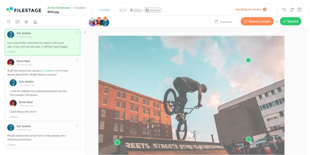 レビュー担当者からフィードバックを収集する