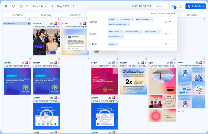 Outils de développement de contenu social Vista | Vistasocial.com
