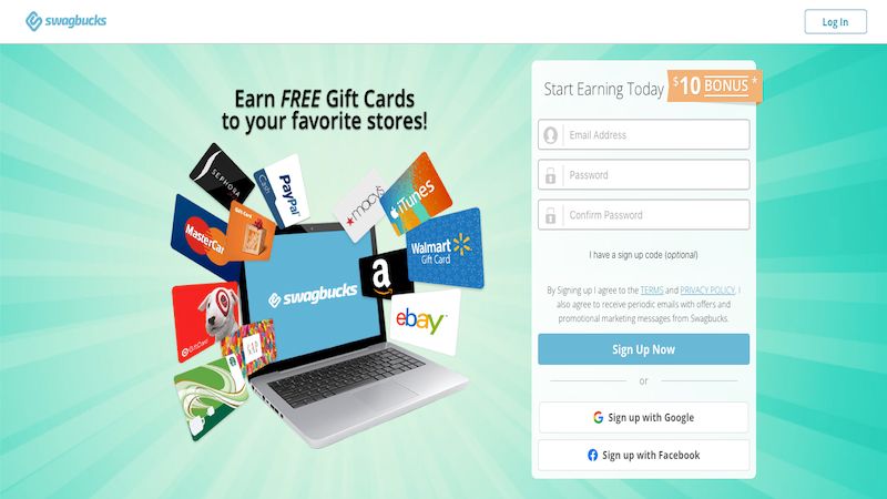 swagbucks 主页