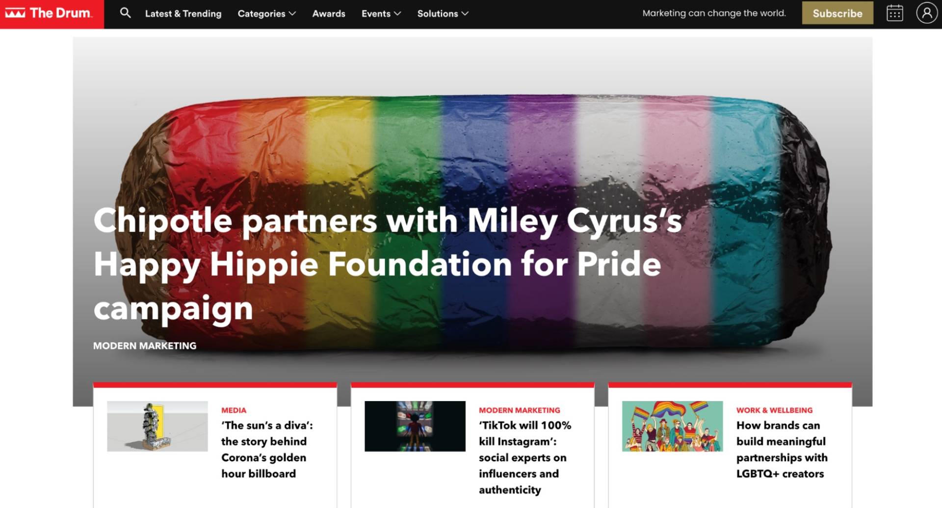 La rivista di tamburi