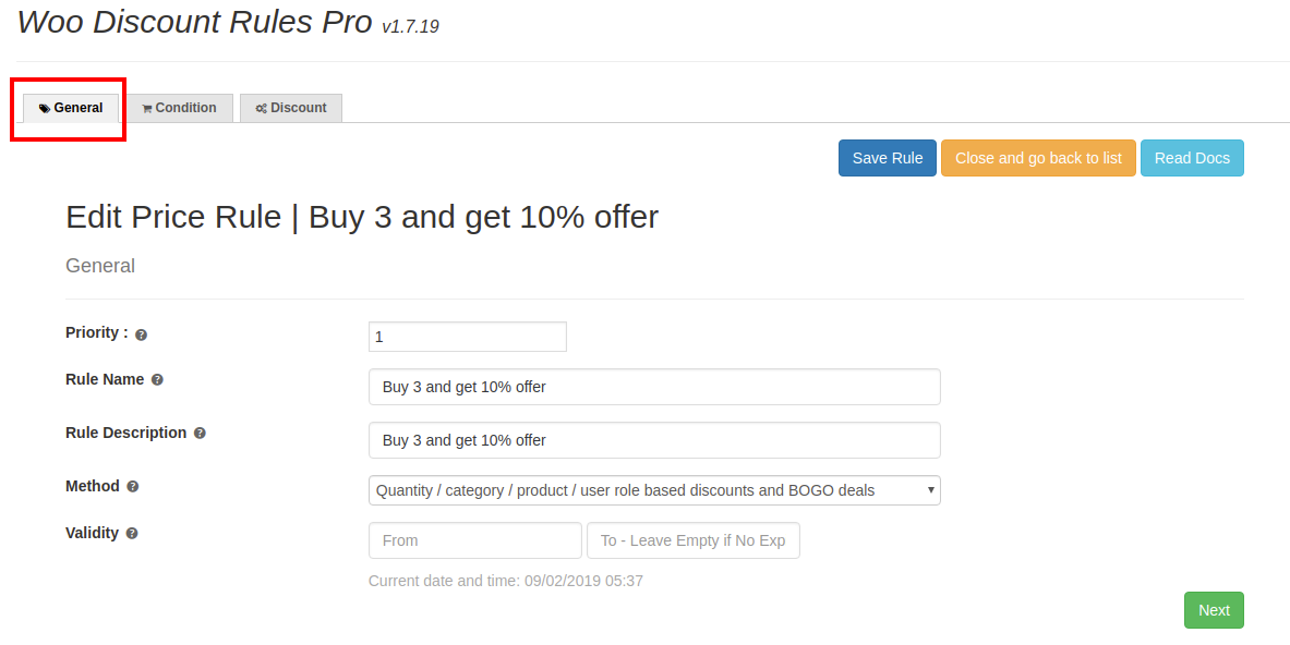 4 Registerkarte Preis allgemein