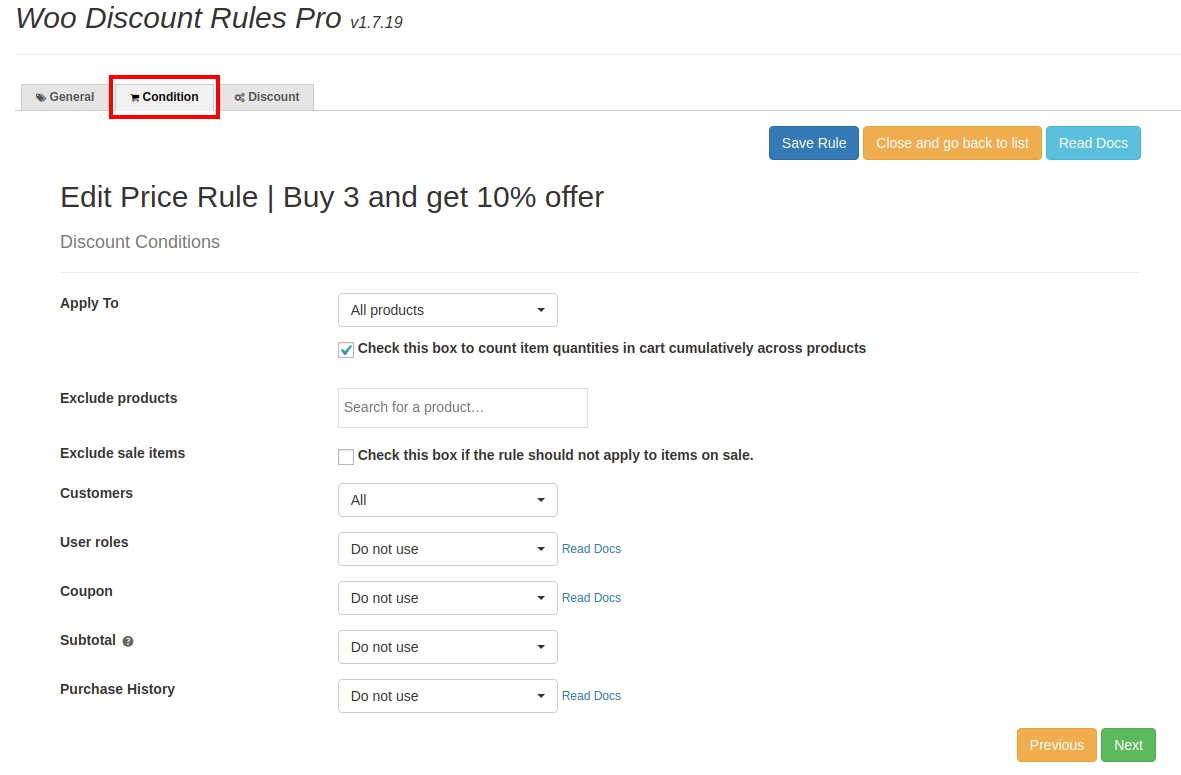 5 Registerkarte Preiskondition