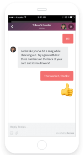 9. Widget de caiaque