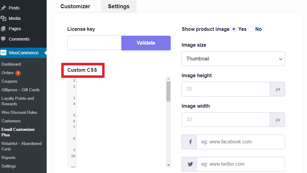 04 e-mail css opțiune de adăugare