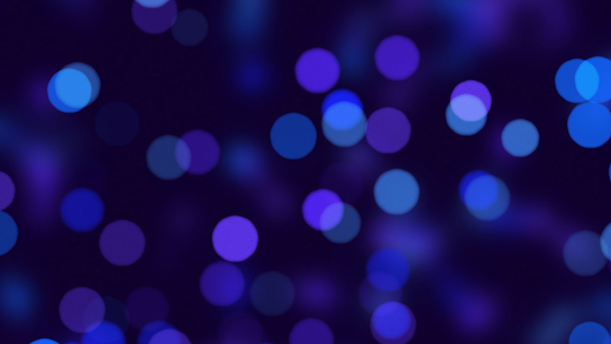 Bokeh de color azul oscuro, índigo y azul marino.
