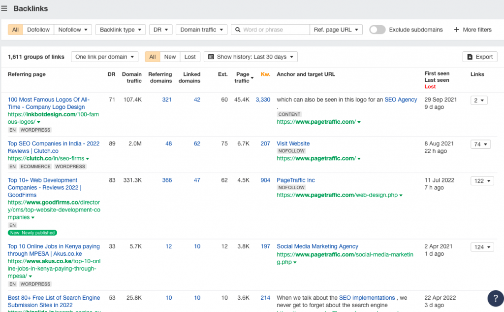 Ahrefs Vs Semrush: Alat SEO Mana yang Lebih Baik Dan Mengapa? 14 Ahrefs Site Explorer tool