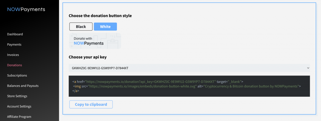 Widget pentru donații Centric Swap