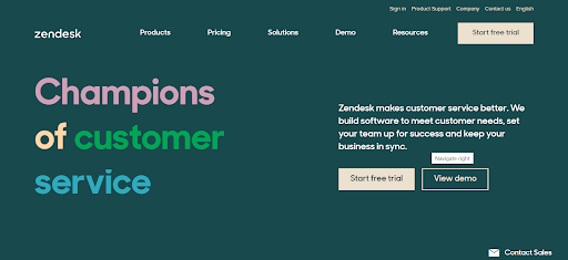 CTA في الصفحة المقصودة