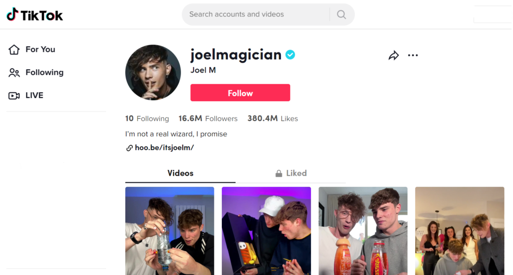 جويل ساحر وعالم عقلي من أيرلندا الشمالية