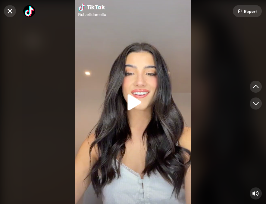 Charli D'Amelio | TikTok.com