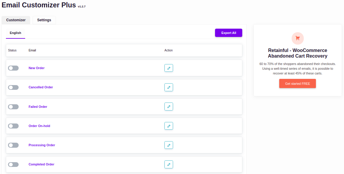 7 電子郵件定制器加