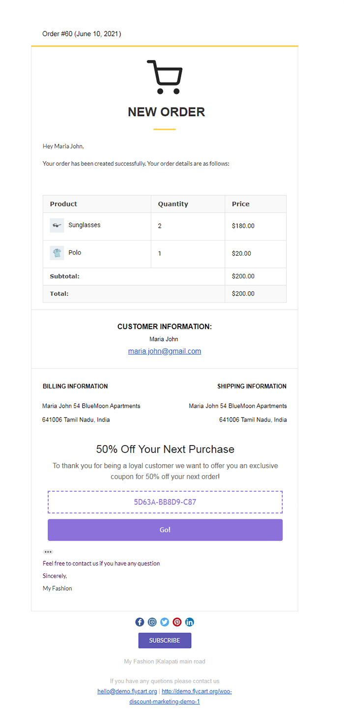12個示例電子郵件模板