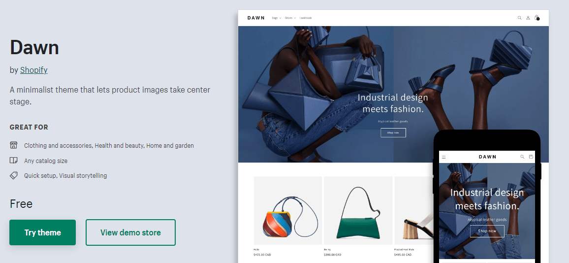 I migliori temi dropshipping di Shopify