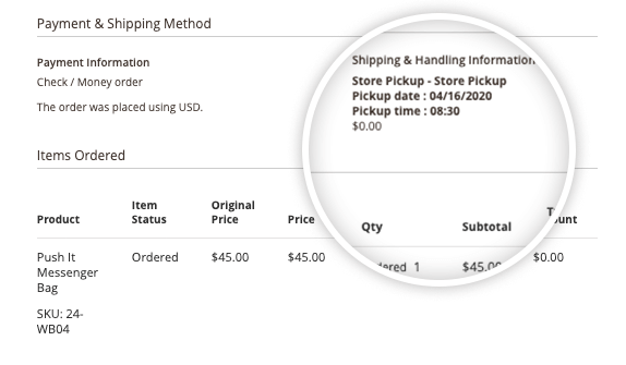 Функция выбора магазина - Magestore PWA POS