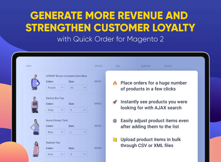 Comanda rapidă Magento 2 de Amasty