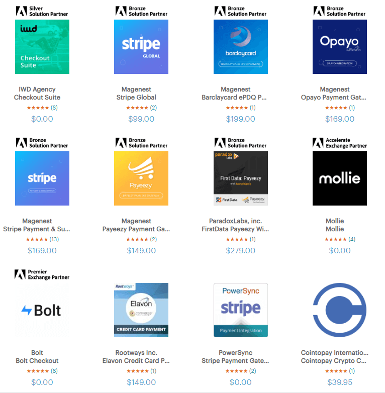Ekstensi pembayaran Magento