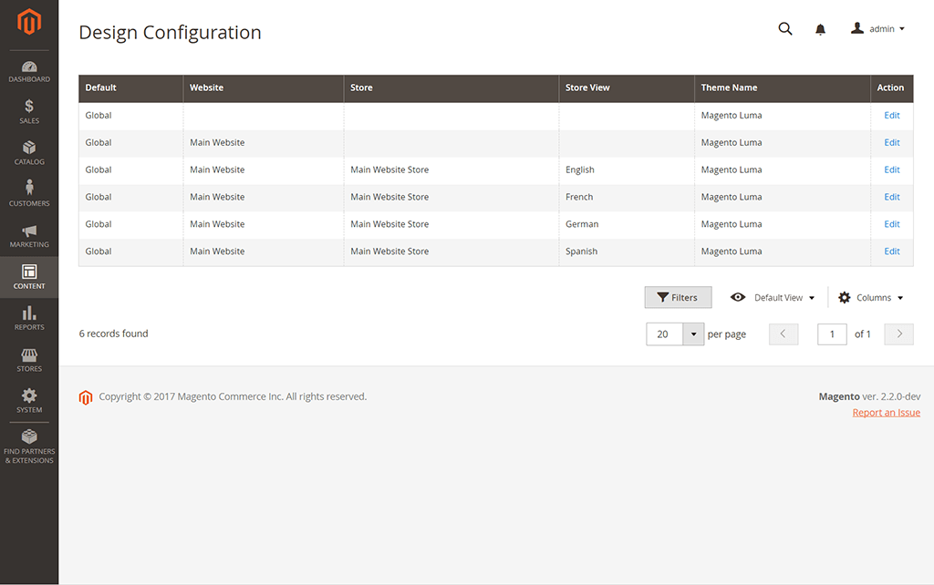 konfigurasi desain magento