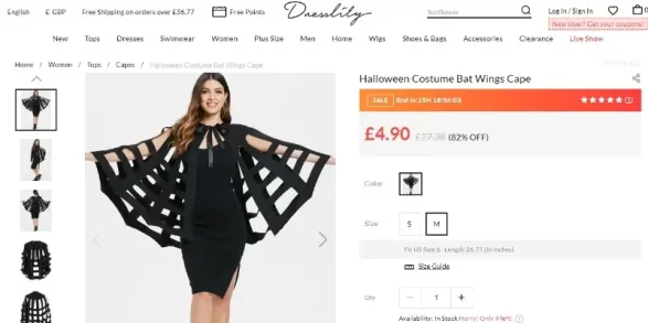 ร้านในเครือแฟชั่น Dresslily