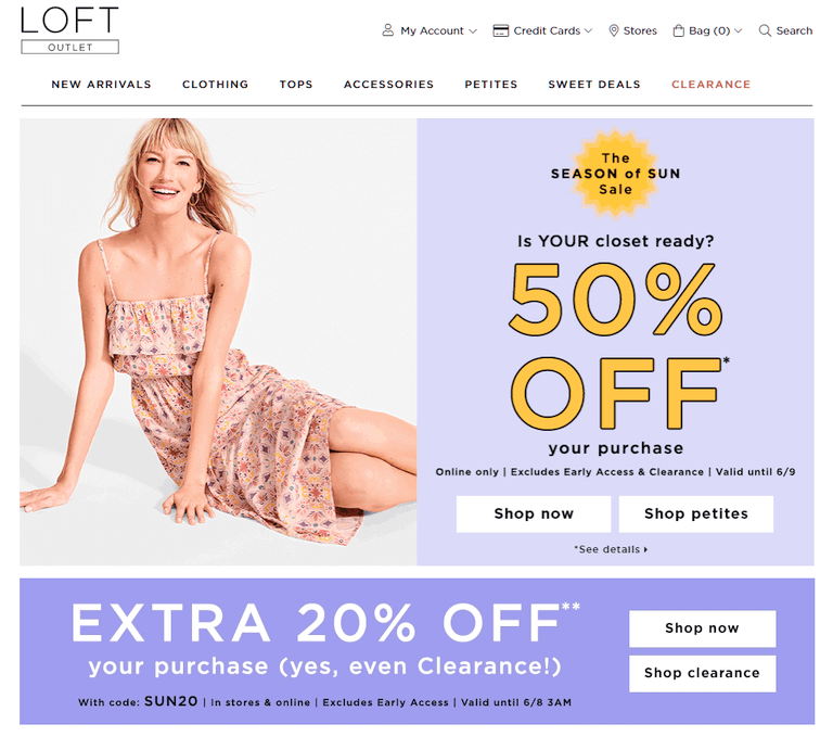 Ofertă limitată la Loft Outlet