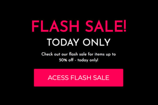 oferta scurta si simpla in timp limitat