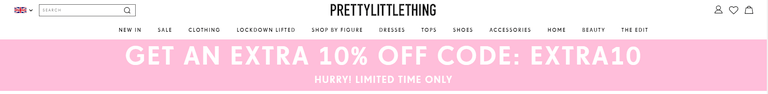 Oferta de timp limitată PrettyLittleThing