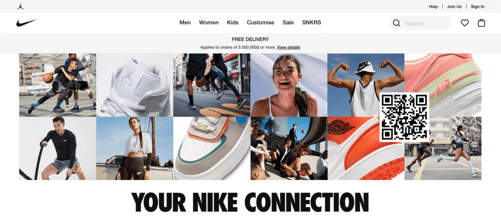 Site-ul Nike