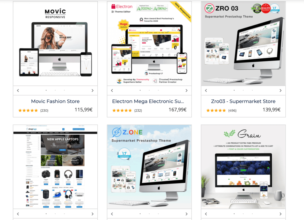 Teme PrestaShop