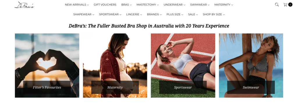 DeBraのウェブサイト