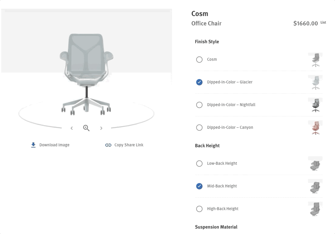 3D-Produktkonfigurator