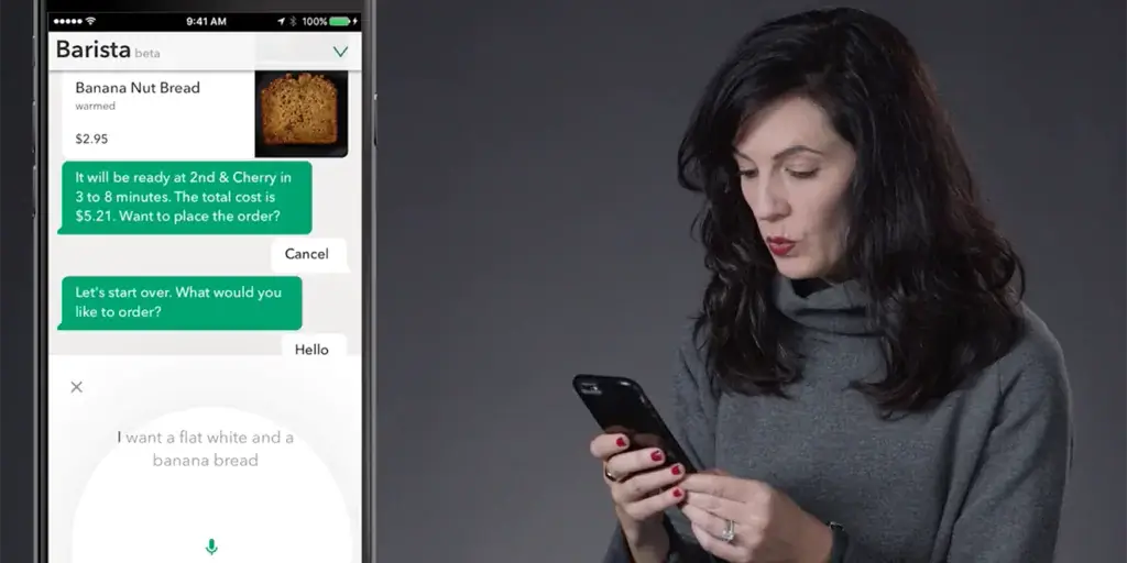 assistente vocale Starbucks