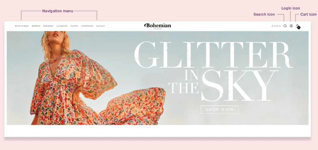 Homepage dei commercianti boemi