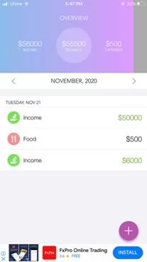 แอพทำงบประมาณ+
