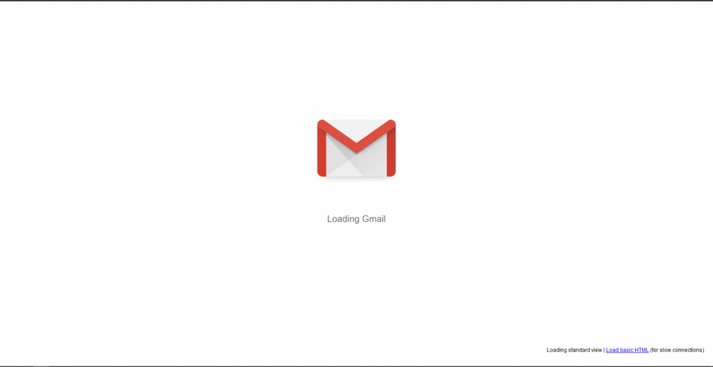 Gmail Yükleme Ekranı